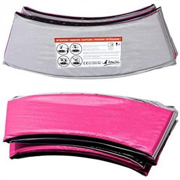 Trampoline Safe Cushion Kangui 250 cm – Rose Gris