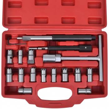 Set Completo 17 Pezzi: Coltelli, Sedile, Iniettore Diesel e Kit Smerigliatrice