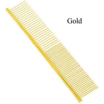 19CM Lightweight Stainless Steel Dog Comb for Thick Fur Removal