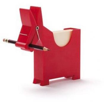 Morris Memo Esel Zettelhalter Rot