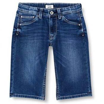 Pepe Jeans CASHED Short Jean Slim, Bleu (000denim 000), 14-15 Ans Garçon