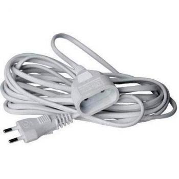 Rallonge 2 Pôles 3m Blanc 6A