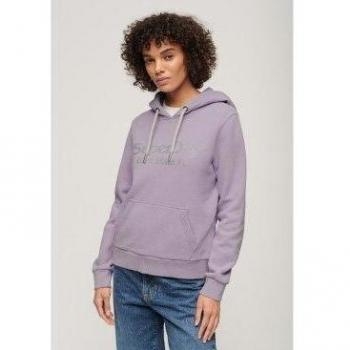 Sudadera con capucha metálica Superdry para mujer