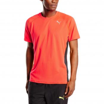 PUMA T-Shirt hombre XL rojo running – Red Blast-Black