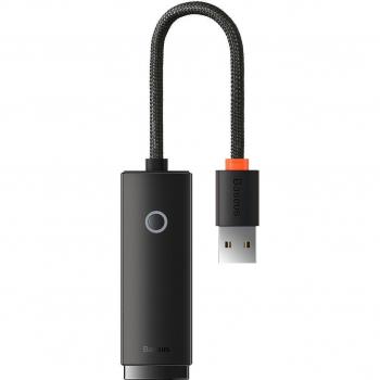 Adaptador Ethernet Baseus USB-A a RJ45 (100Mbps) Negro