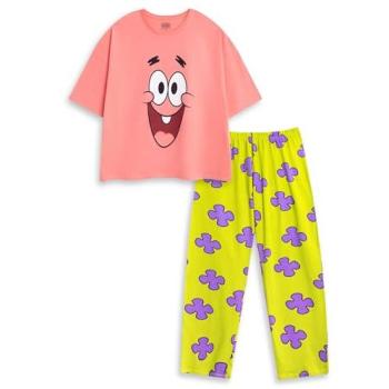 Nuit Vanille & Patrick : pyjama short‑manteau long, couleur rose