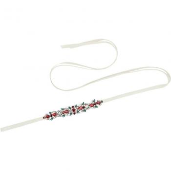 Elegante Brautgürtel mit Kristallverzierung