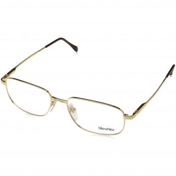 Sferoflex Gold Frame SF2086 (Men) – Size 56, Free Lenses, Anti‑Glare