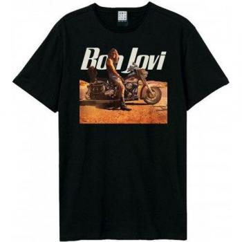 Chemise Unisexe XL Charbon de Bois Wanted Dead or Alive Bon Jovi