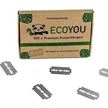 EcoYou Hochwertige Rasierklingen 100 Stück