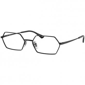 Ray-Ban RX6528 Yevi 2503 Black Geometric Eyewear Size 54