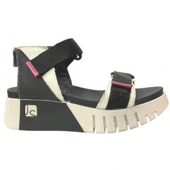 Sandalias con plataforma JOSE SAENZ en tonos beige y negro