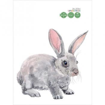 Stickers pour Chambre d'Enfants Lapins de Noël 30*40cm