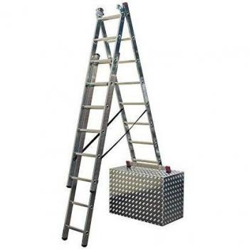 CORDA Vielzweckleiter Alu 3x10 Tritte