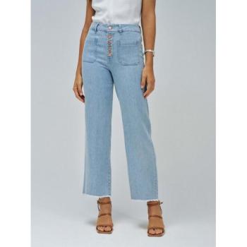 Calça Straight Ganga com Corte True Cropped