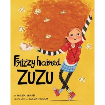 Medeia Sharif Frizzy Haired Zuzu Hardback Book in White
