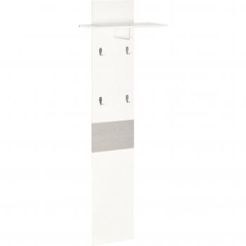 Perchero de Pared Blanco con 4 Ganchos 50x23,5x60 cm