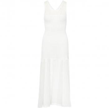 PINKO Strickkleid 104802 A2GJ Weiß Bequeme Passform