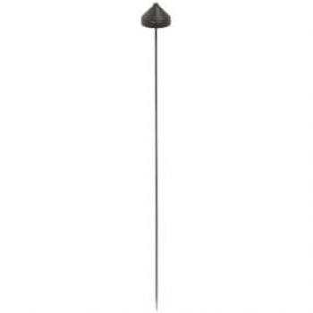 Faro Negro Amélie: Lámpara LED con Estaca Ajustable