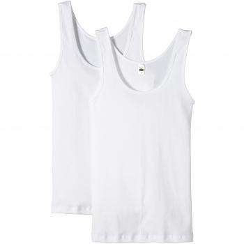 Trigema Damen Unterhemd, Weiß, 2er Pack, 5864032