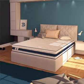 Baldiflex Premium Duo – Materasso Ortopedico 22 cm, 100% Made in Italy con Fascia 3DAir