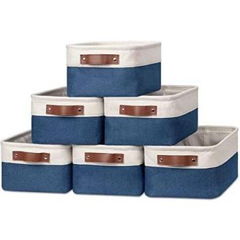 DULLEMELO 6 Pack Fabric Storage Basket