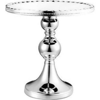 Silver Metal Cake Display Stand