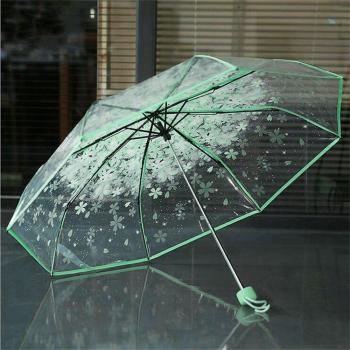 Anti-UV Cherry Flower Folding Umbrella