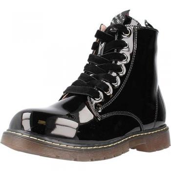 Botines de Charol Negros para Niña Garvalin