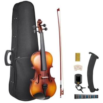 Adult Fiddle Kit – VEVOR 3/4 Violin with Shoulder Rest & Extra Strings
