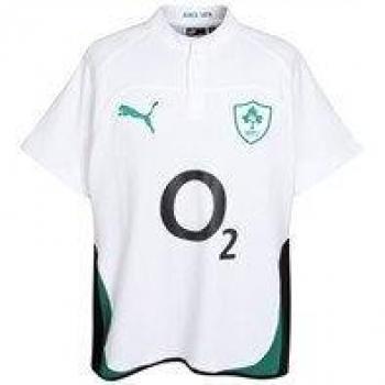 PUMA Ireland Rugby Away T-Shirt White L 2009-2010 Cotton