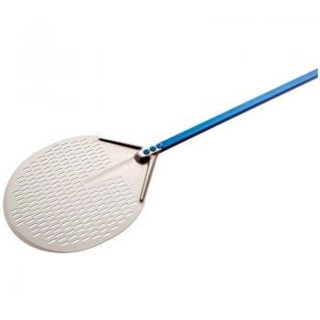 Pelle à pizza pro 33 cm, tête percée, manche en aluminium 60 cm