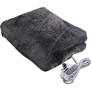 Soft Plush USB Electric Blanket with Timer