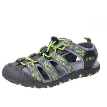Cmp Sahiph Sandals Graffite Lime Green Unisex Size 2.5