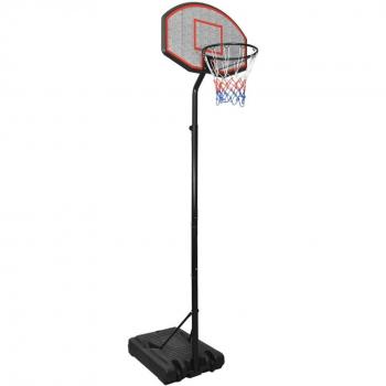 Support de basket-ball réglable Noir 282-352 cm Polyéthylène