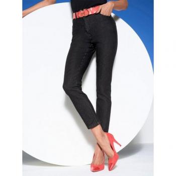 HEINE 7/8-Jeans, Einteiler, Schwarz