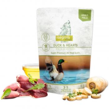 Cibo Umido per Cane Anatra & Cuore Isegrim, 410 g
