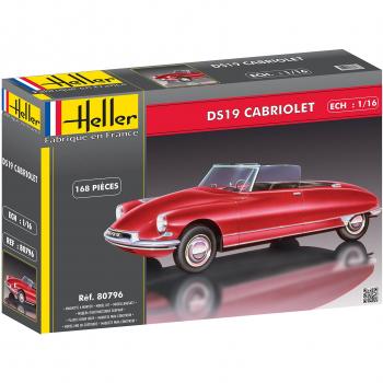 Citroën DS 19 Cabriolet (Heller) – Modèle 80796