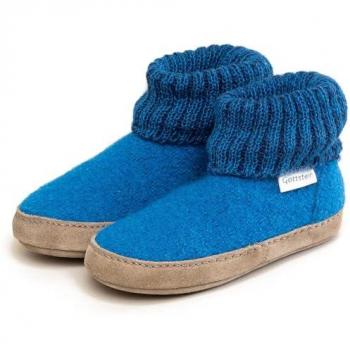 Gottstein Unisex Hausschuhe Alpin Boot LE Blau Größe 23