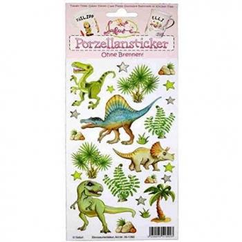 Dinosaurier Aufkleber für Porzellan