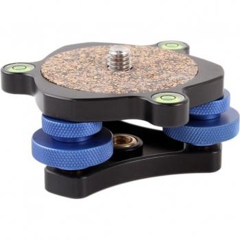 Panoramic Regulator Leveling Base with 3/8 Screw Adjustment for High-Precision Measurements