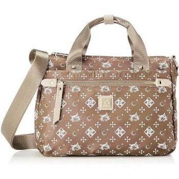 Oak Pattern Cat Dayan Crossbody – Women’s 2‑Way Bag