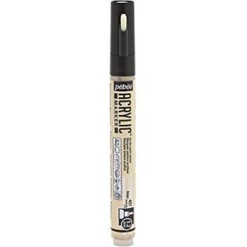 Pebeo Beige Acrylic Fine-Tip Marker (1.2 mm)