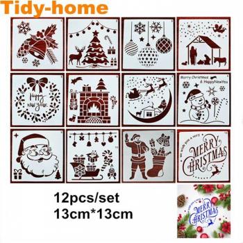 Cartelera Navideña: Tarjetas 12 piezas