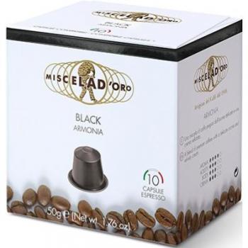Miscela d'Oro Black Kaffekapslar för Nespresso 10 st