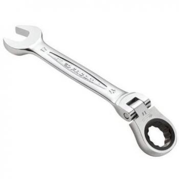 FACOM 467F.18 Herramienta combinada de 18 mm con cabeza flexible y mordaza