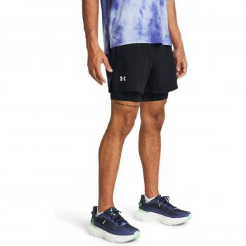 Under Armour Launch 5 2-in-1 Shorts Herren Schwarz