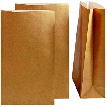 Weiße Kraftpapiertüten 16 x 26 x 8 cm