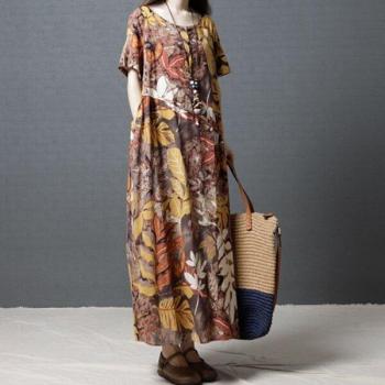 Robe élégante ethnique d'été TA1381