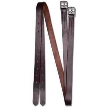 Waldhausen X‑Line 22 mm Brown Stirrup Straps – 130 cm